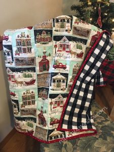 How to Make a Whole Cloth Quilt for Christmas or Baby – tutorial
