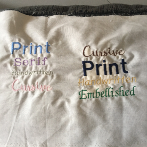 Add a Name or Monogram to Your Quilt