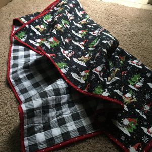 Whole Cloth Christmas Quilt