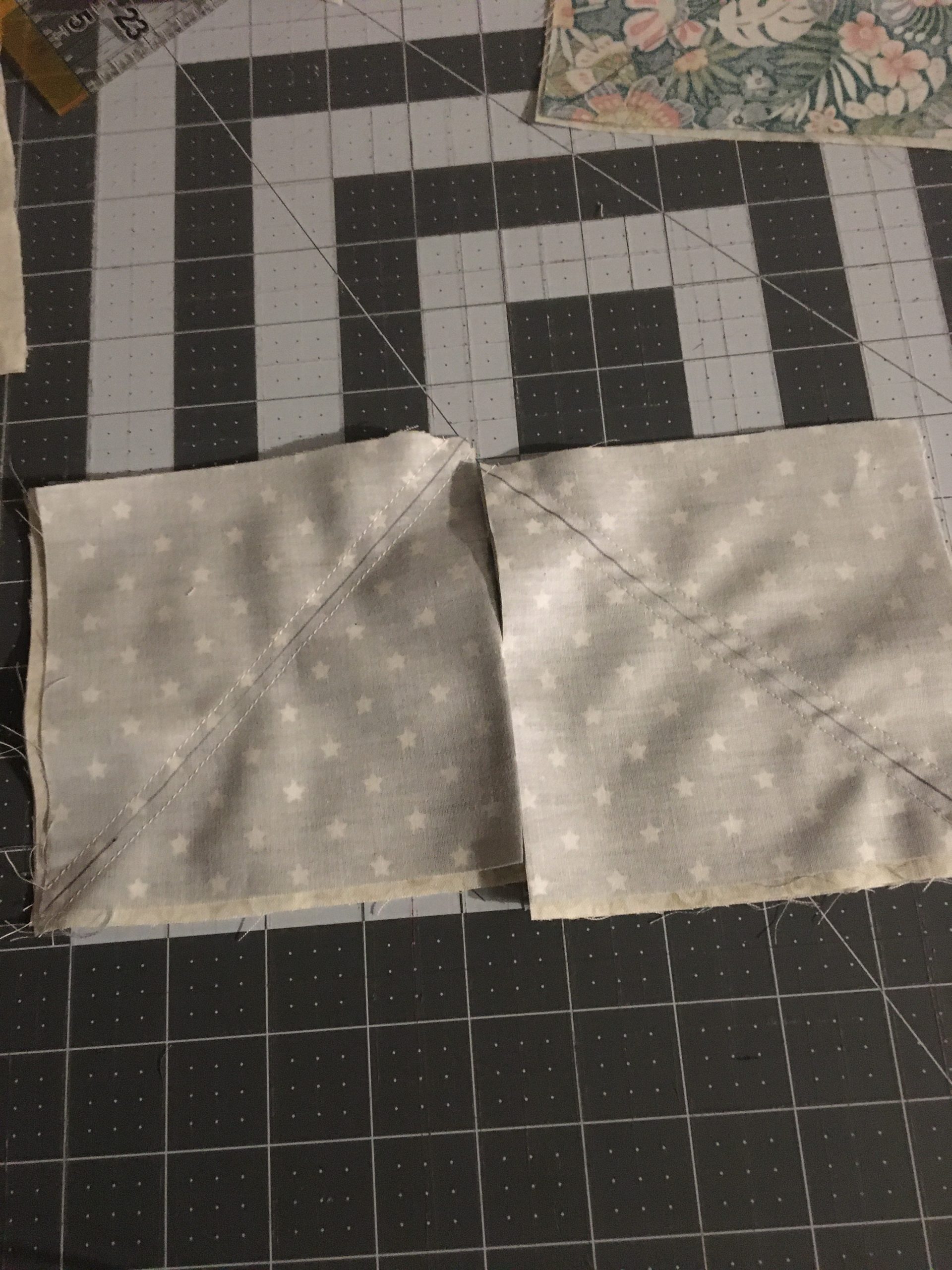 Fast and Easy Half Square Triangles for Quilting – Mint N Lavender