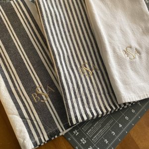 Personalized, Monogrammed Kitchen Towels